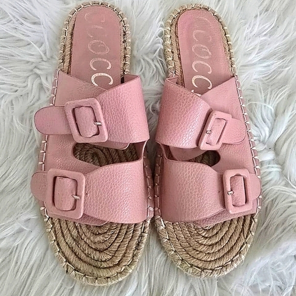 CCOCCI Double Buckle Pink Sandals Size 9🌴 - Picture 6 of 7